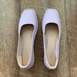 Everlane Leather Espadrilles in Lavender SZ 10.5